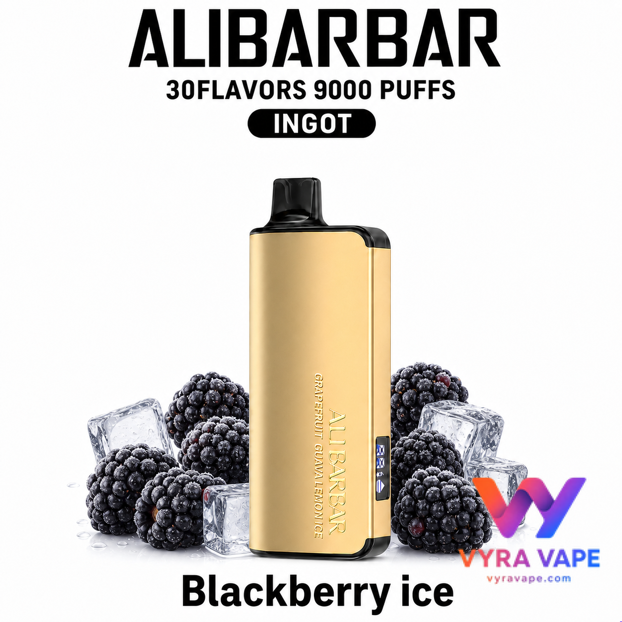 alibarbar-blackberry-ice ALIBARBAR INGOT 9000 — Blackberry Ice - Image 1
