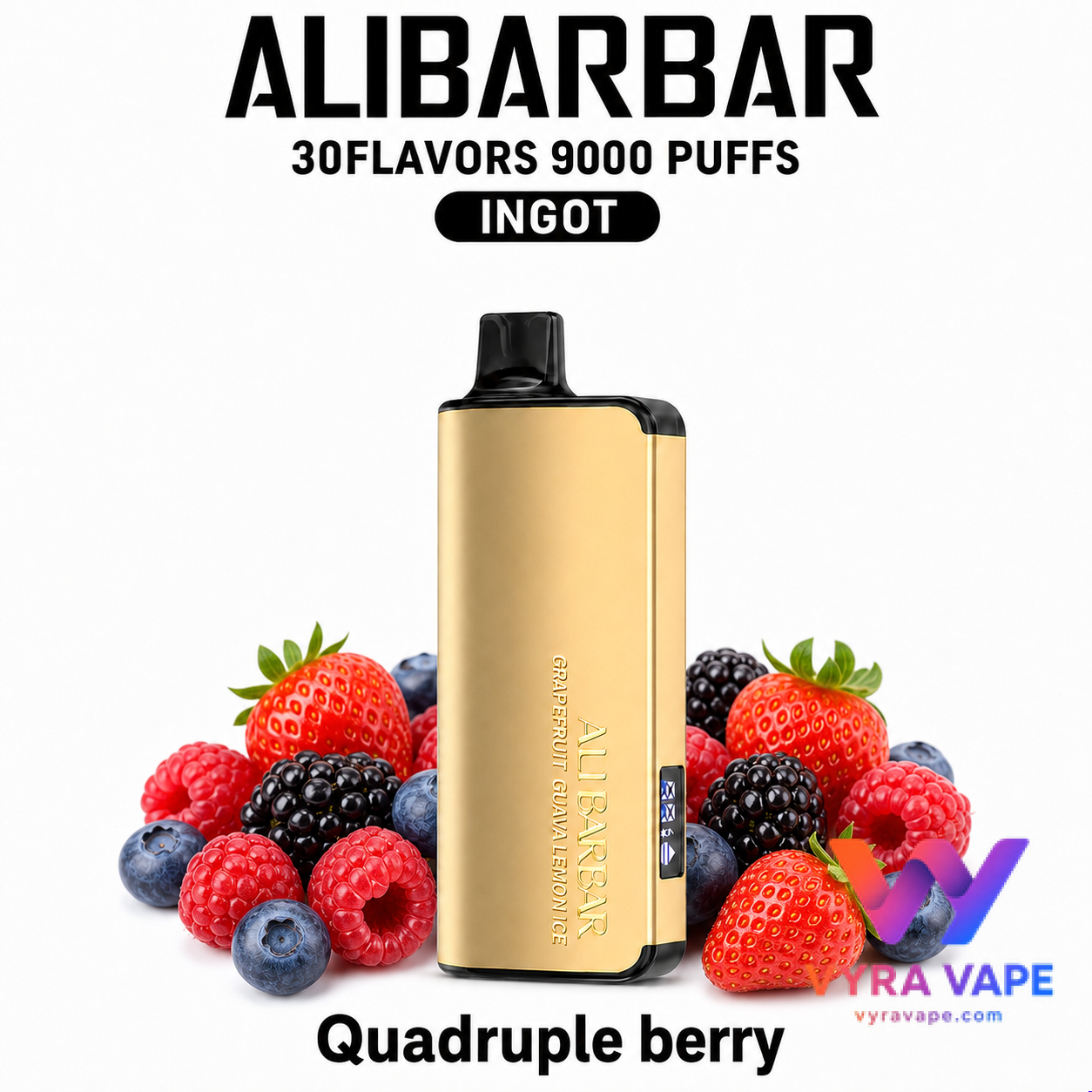 alibarbar-quadruple-berry ALIBARBAR INGOT 9000 — Quadruple Berry - Image 1