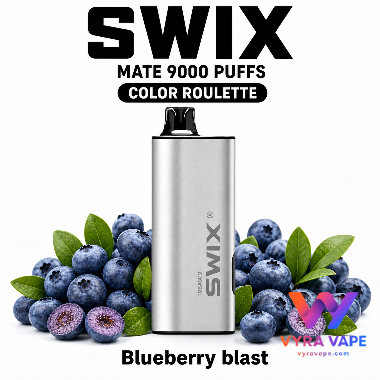 swix-color-roulette-blueberry-blast SWIX MATE 9000 Puffs – Blueberry Blast - Image 1